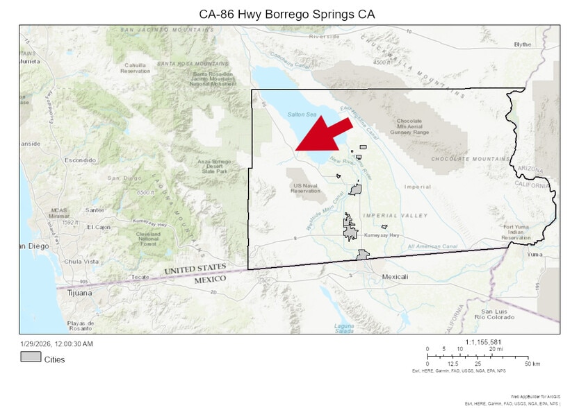 More Photos Of CA-86 Hwy CA-86 Hwy, Borrego Springs Land For Sale