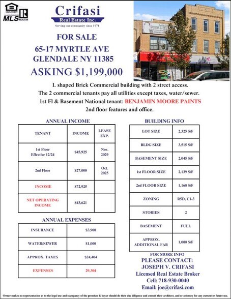 More Photos Of 65-17 Myrtle Ave, Ridgewood Storefront Retail Office For Sale