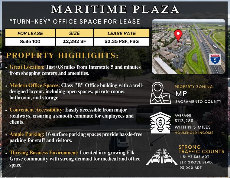 More Photos Of 2362 Maritime Dr, Elk Grove Medical For Lease