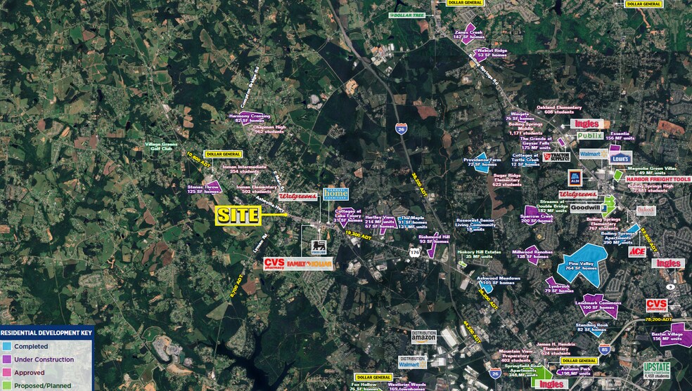 More Photos Of 11911 Asheville Hwy, Inman Land For Sale