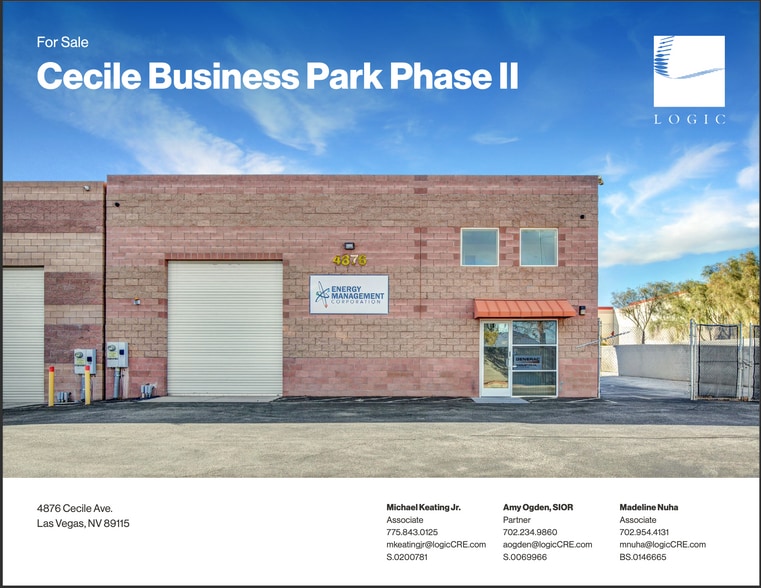 Primary Photo Of 4876 Cecile Ave, Las Vegas Warehouse For Sale