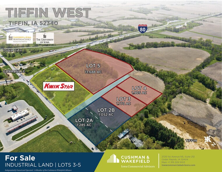 Primary Photo Of Interstate 80, Tiffin Land For Sale