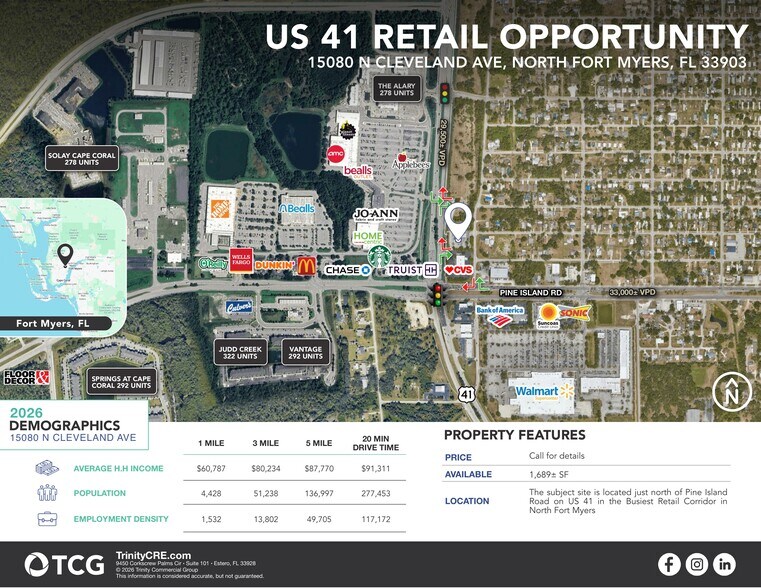More Photos Of 15080 N Cleveland Ave, North Fort Myers Bank For Lease