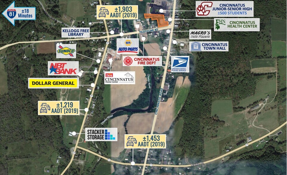 More Photos Of 5743 Telephone Rd EXT, Cincinnatus Freestanding For Sale