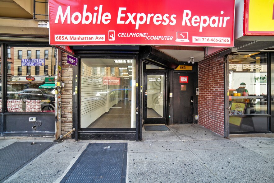 More Photos Of 685 Manhattan Ave, Brooklyn Storefront Retail Residential For Lease