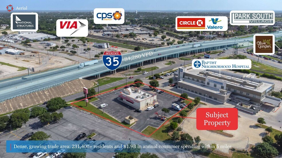 More Photos Of 7707 S I-35 Fwy, San Antonio Fast Food For Sale