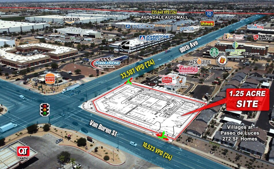 Primary Photo Of NEC 99th Ave & Van Buren St, Tolleson Freestanding For Lease