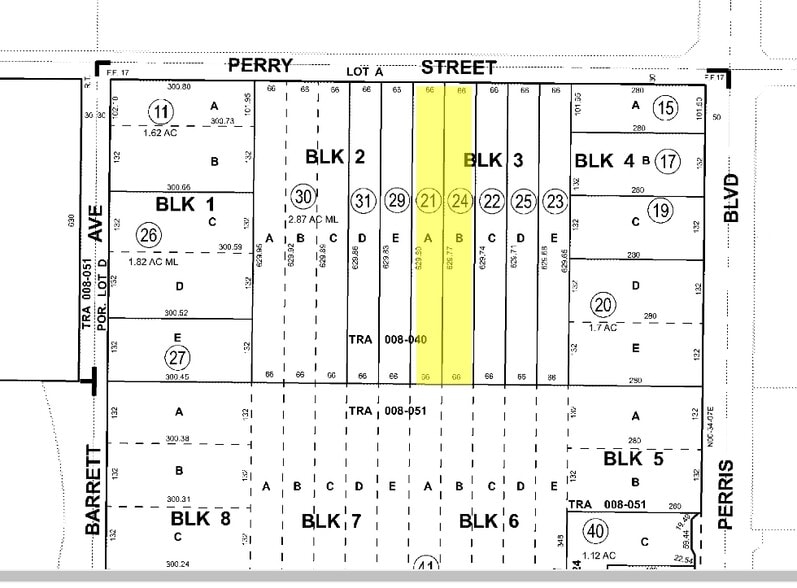 Primary Photo Of 91 W Perry St, Perris Land For Sale