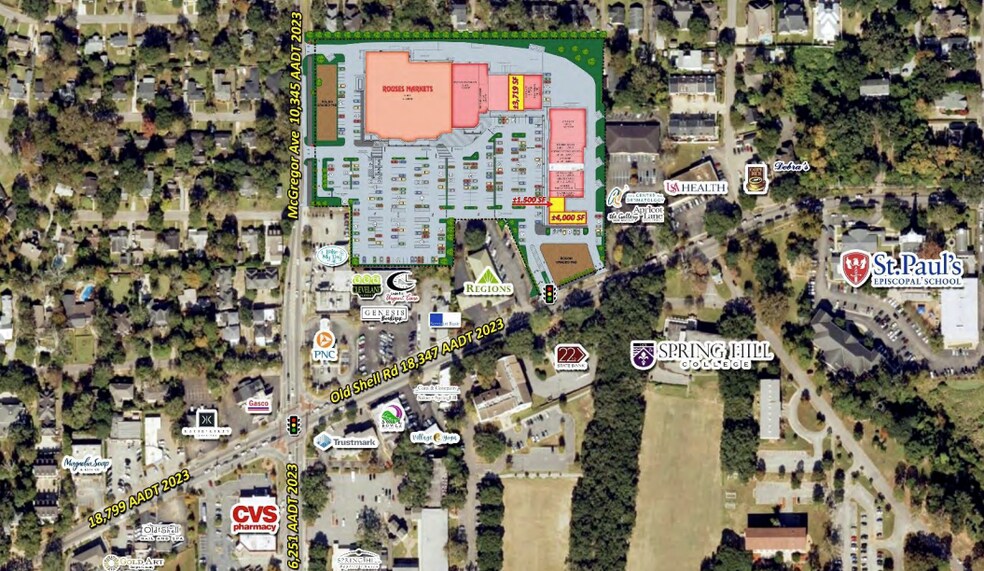 More Photos Of 4350-4354 Old Shell Rd, Mobile Unknown For Lease