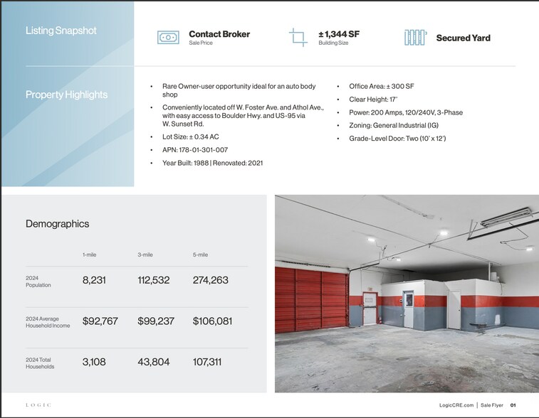 More Photos Of 1765 Athol Ave, Henderson Auto Repair For Sale