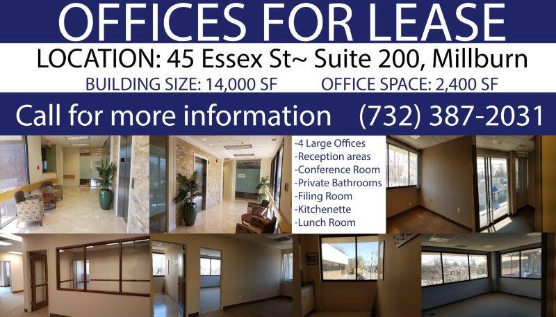 More Photos Of 45 Essex St, Millburn Bank For Lease