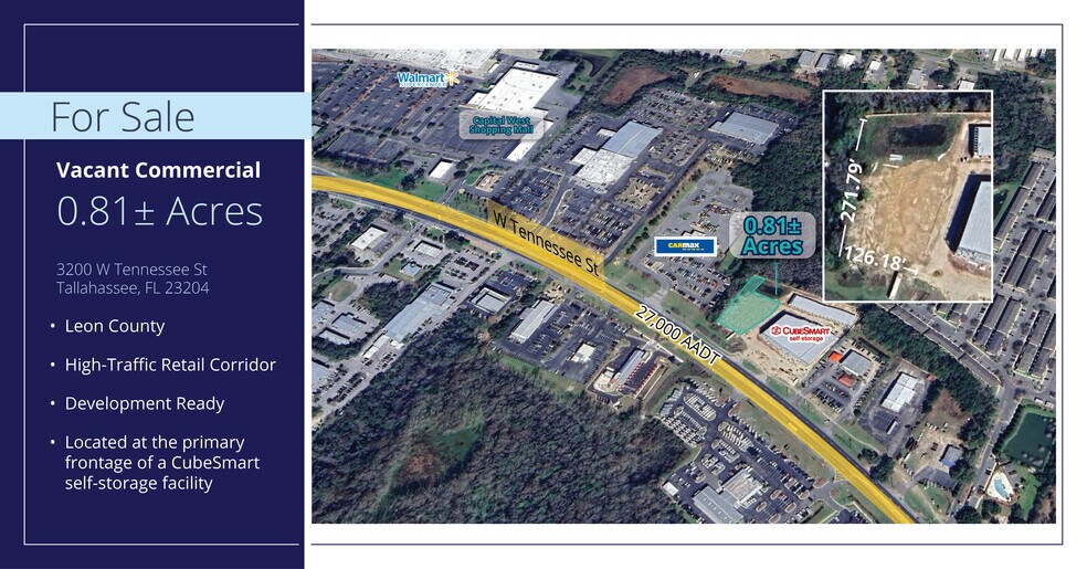 Primary Photo Of 3200 W Tennessee St, Tallahassee Land For Sale