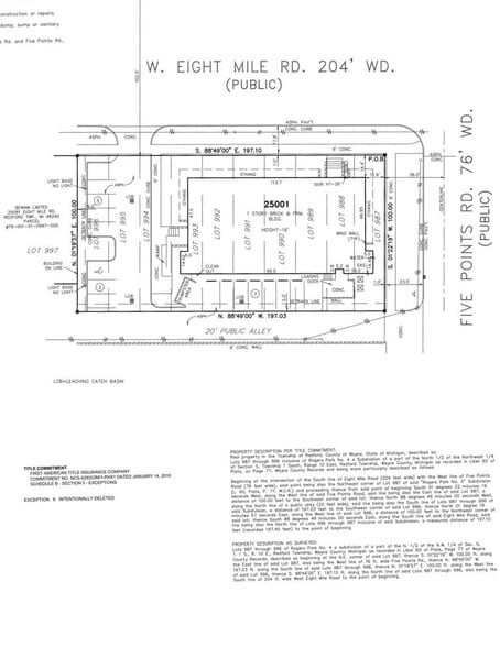 More Photos Of 25001 W 8 Mile Rd, Redford Freestanding For Sale