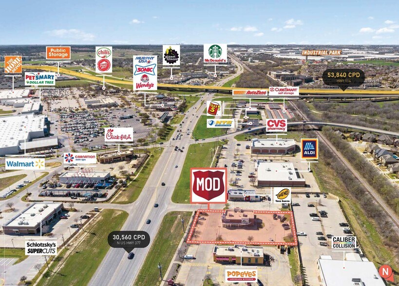 More Photos Of 1325 US Highway 377, Roanoke Fast Food For Sale