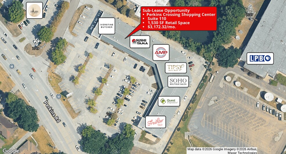 More Photos Of 7731 Perkins Rd, Baton Rouge Storefront For Lease