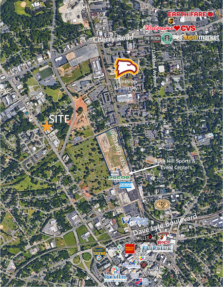 More Photos Of West Main Street & Lancaster Avenue, Rock Hill Land For Sale