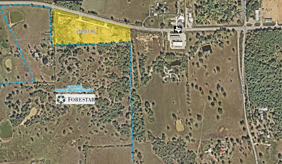Primary Photo Of 29609 FM 1488 - ±10.07 Acres on FM 1488 Rd, Waller Land For Sale