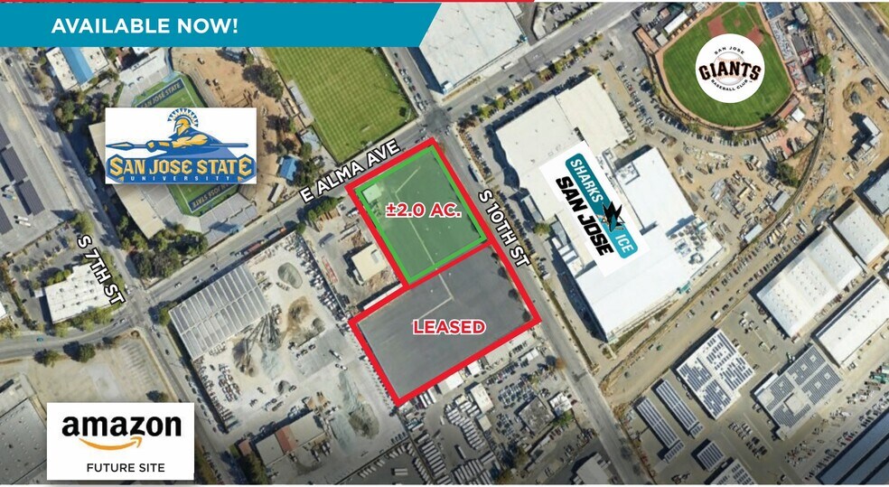 Primary Photo Of 1507 S 10th St, San Jose Land For Lease