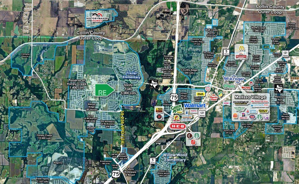 More Photos Of NWQ of Trinity Falls Pkwy & Olympic Crossing, McKinney Freestanding For Lease