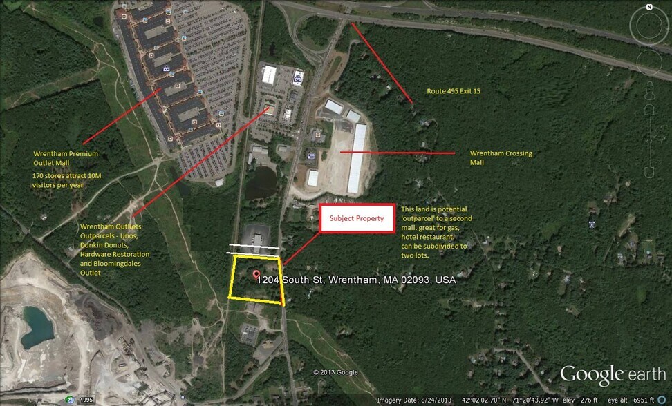 Primary Photo Of 1204 South St, Wrentham Land For Sale