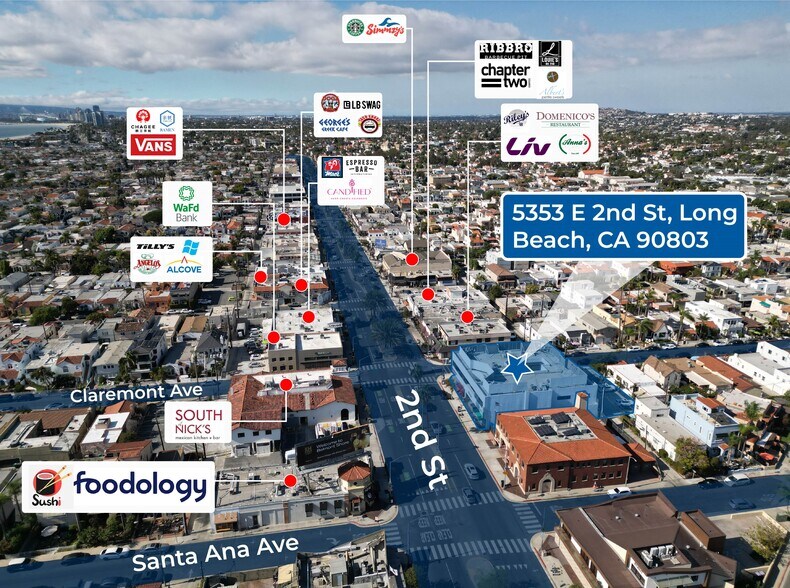 Primary Photo Of 5353 E 2nd St, Long Beach Storefront Retail Office For Lease