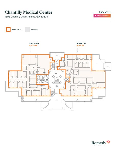 More Photos Of 1605 Chantilly Dr NE, Atlanta Medical For Lease