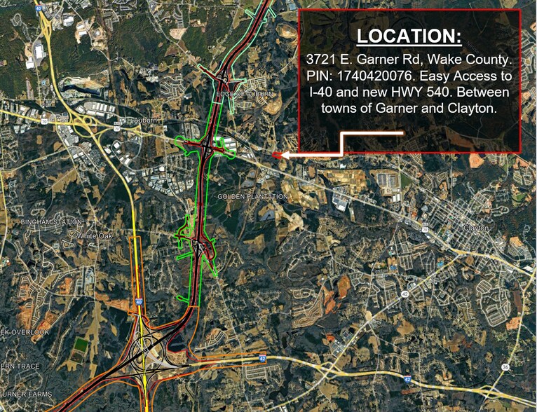 More Photos Of 3721 Garner rd, Clayton Land For Sale