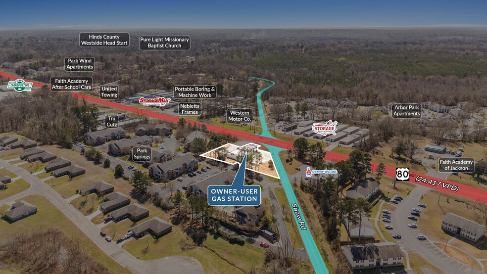 More Photos Of 5780 US-80, Jackson Convenience Store For Sale