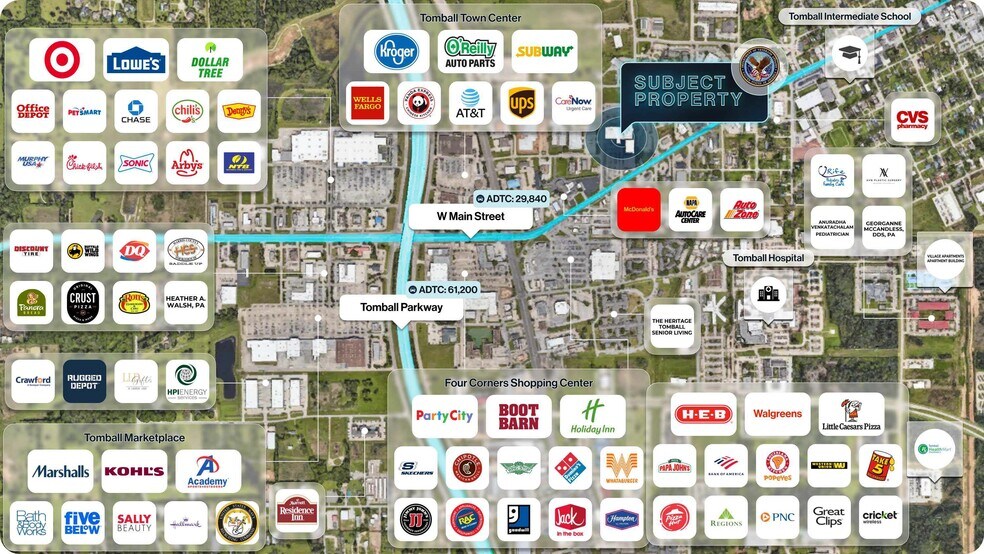 More Photos Of 1200 W Main St, Tomball Medical For Sale