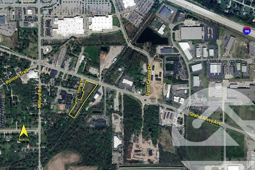 Primary Photo Of 56601 Grand River Ave, New Hudson Land For Sale