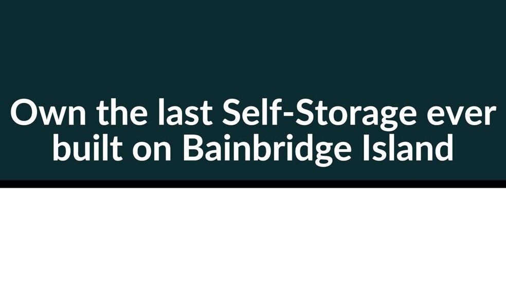 Primary Photo Of 6455 Fletcher Bay, Bainbridge Island Self Storage For Sale