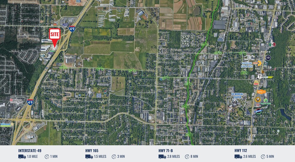 More Photos Of 2028 N Shiloh Dr, Fayetteville Showroom For Lease