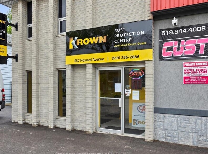 More Photos Of 857 Howard Av, Windsor Auto Repair For Sale