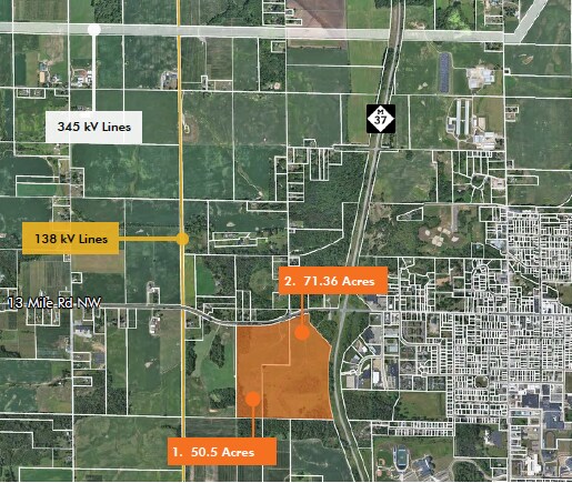 Primary Photo Of 2380 & 3500 13 Mile Road NW, Sparta Land For Sale