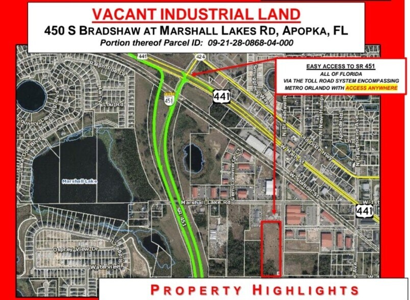 Primary Photo Of S Bradshaw Rd, Apopka Land For Sale