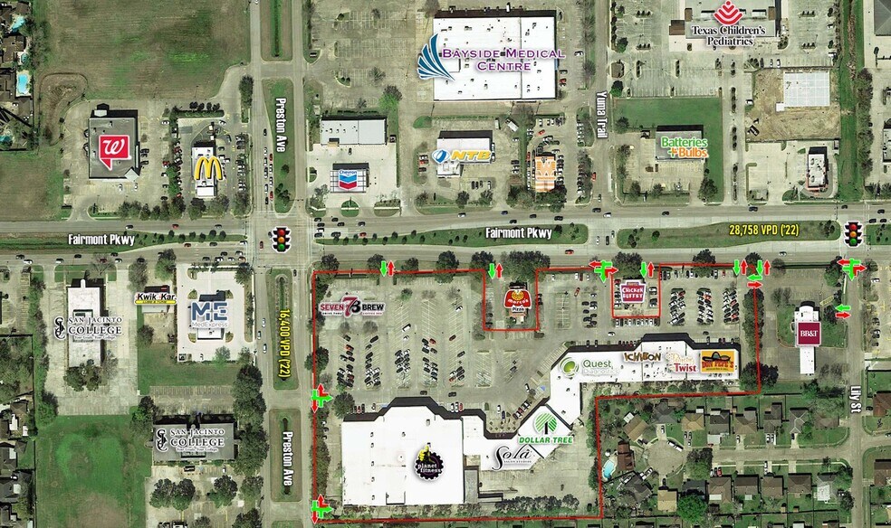 More Photos Of 4802-4930 Fairmont Pky, Pasadena General Retail For Sale
