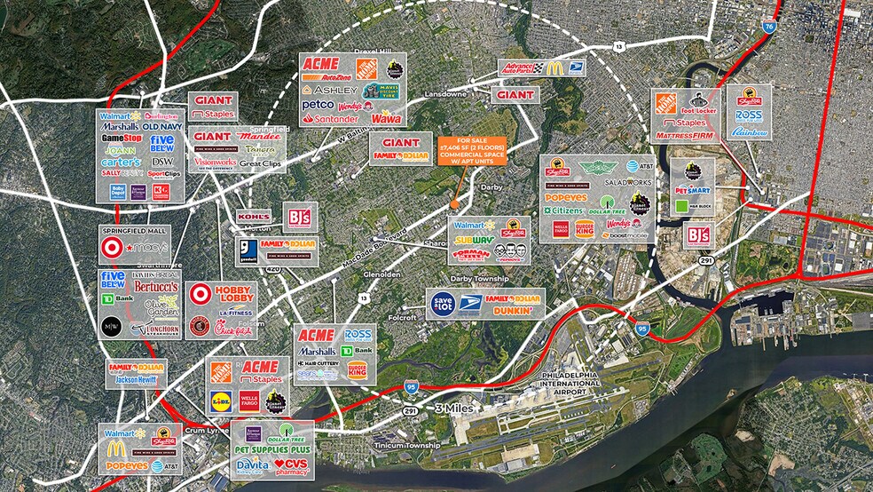 More Photos Of 300-302 Macdade Blvd, Darby Storefront For Sale