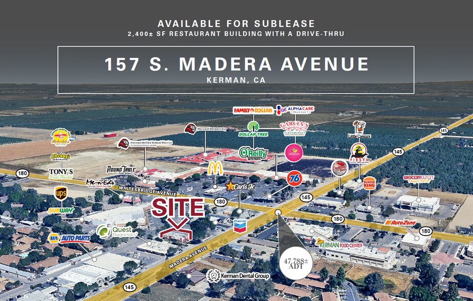 More Photos Of 157 S Madera Ave, Kerman Fast Food For Lease