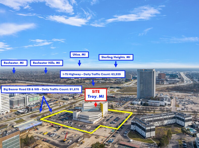More Photos Of 801-803 W Big Beaver Rd, Troy Office For Lease