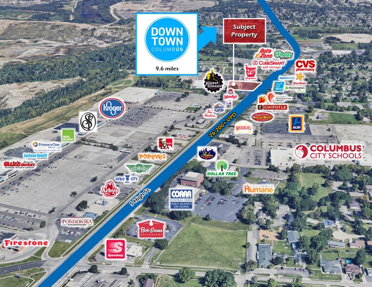 More Photos Of 3463-3489 S High St, Columbus Freestanding For Sale