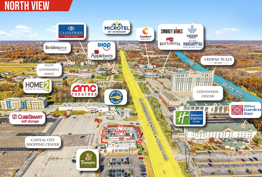 More Photos Of 3009 S Dirksen Pky, Springfield Fast Food For Sale