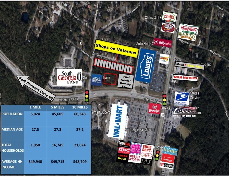 More Photos Of 730 S Main St, Hinesville Storefront For Lease