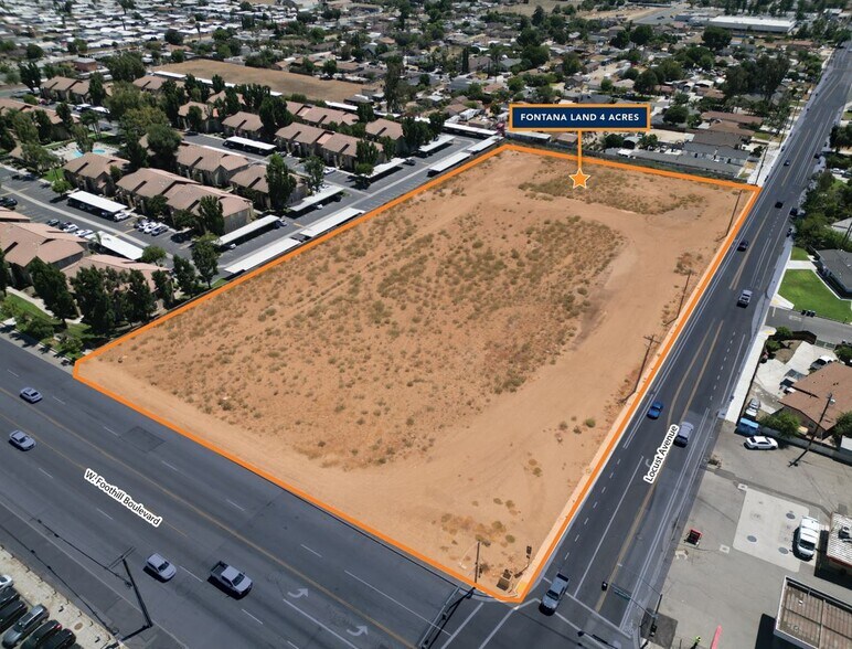 Primary Photo Of SEC Foothill Boulevard & Locust Avenue, Fontana Land For Sale