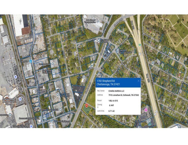 More Photos Of 1702 Shepherd rd, Chattanooga Land For Sale
