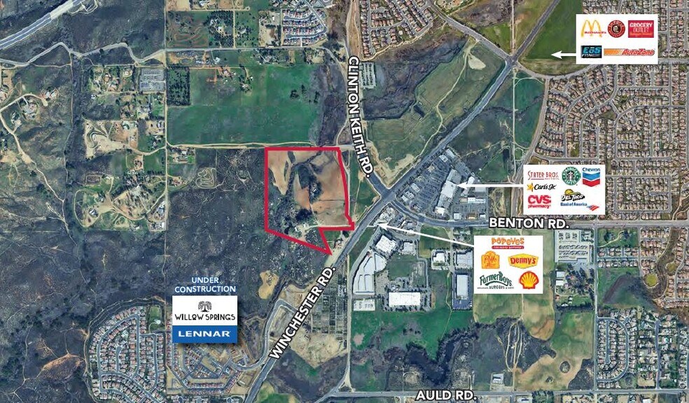 Primary Photo Of 36371 Briggs Rd, Murrieta Land For Sale