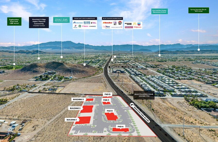 More Photos Of SEC Blue Diamond Rd & Tenaya Way, Las Vegas Unknown For Lease