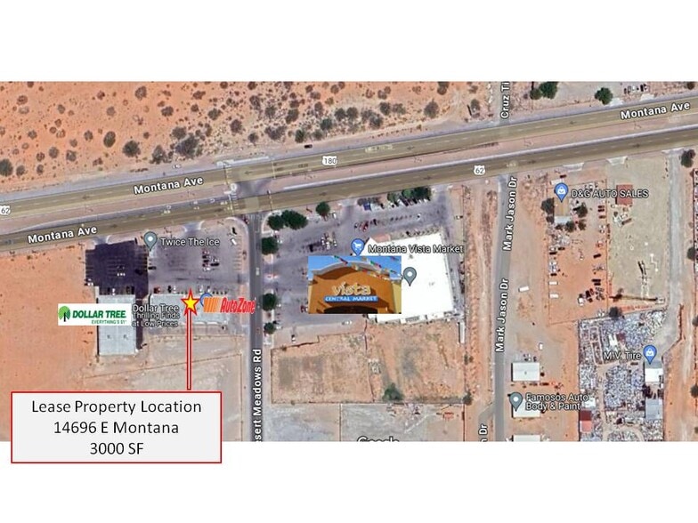 More Photos Of 14678-14696 Montana Ave, El Paso Unknown For Lease