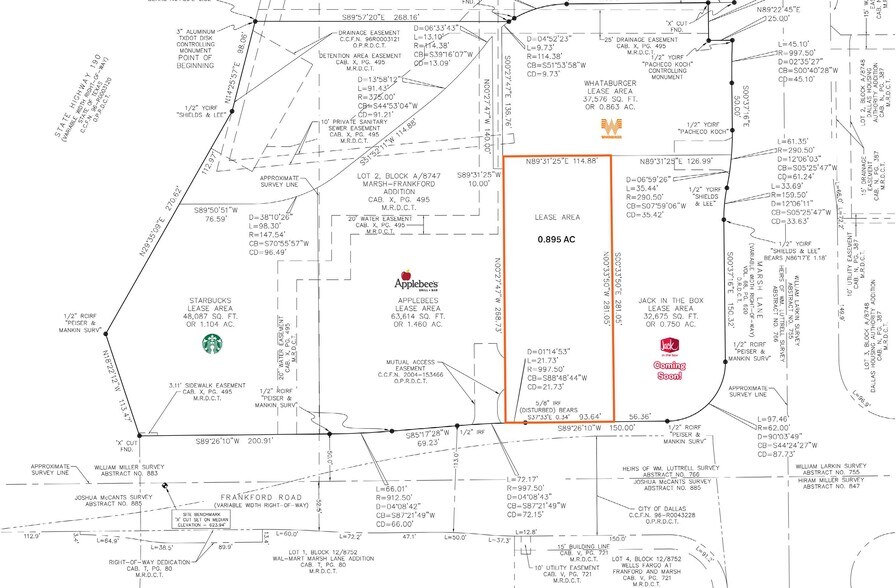 More Photos Of 3575 Frankford Rd, Dallas Land For Lease