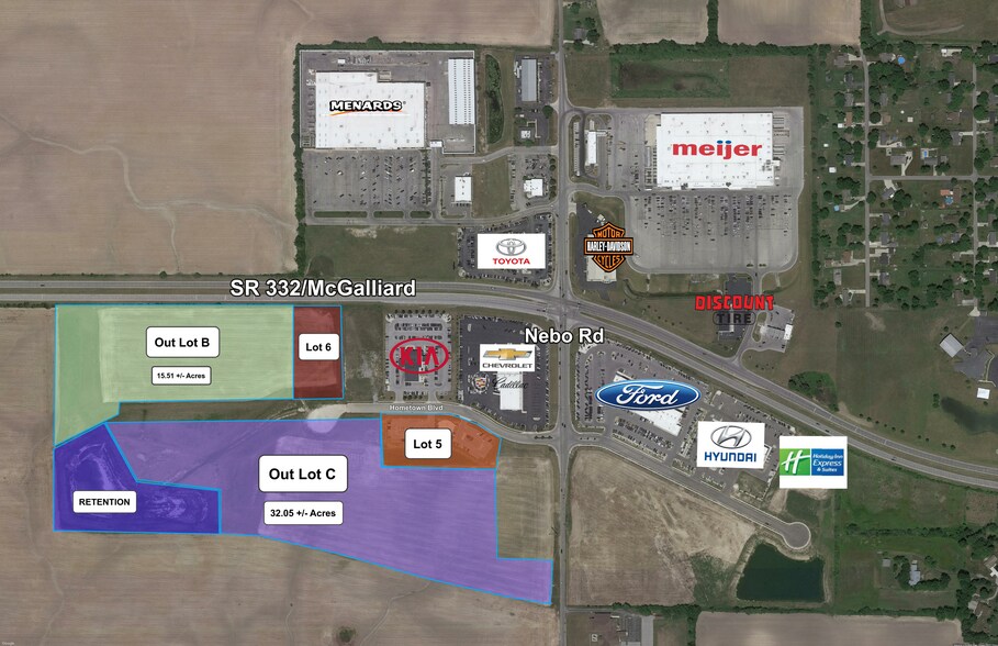 More Photos Of 6800 W Hometown Blvd & Nebo Rd, Muncie Land For Sale