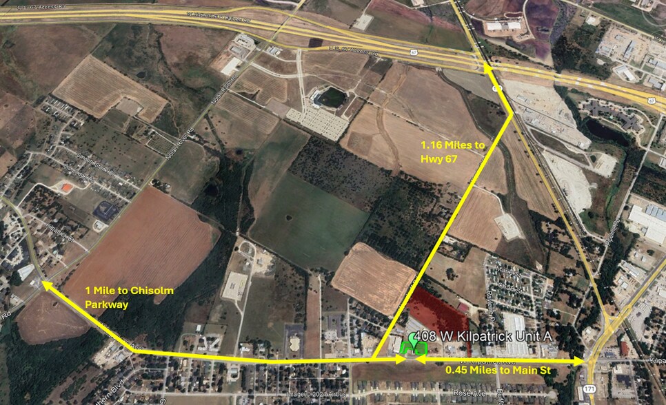 More Photos Of 408 W Kilpatrick Ave, Cleburne Flex For Lease